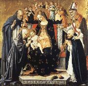 Lorenzo di Alessandro da Sanseverino The Mystic Marriage of Saint Catherine of Siena oil painting